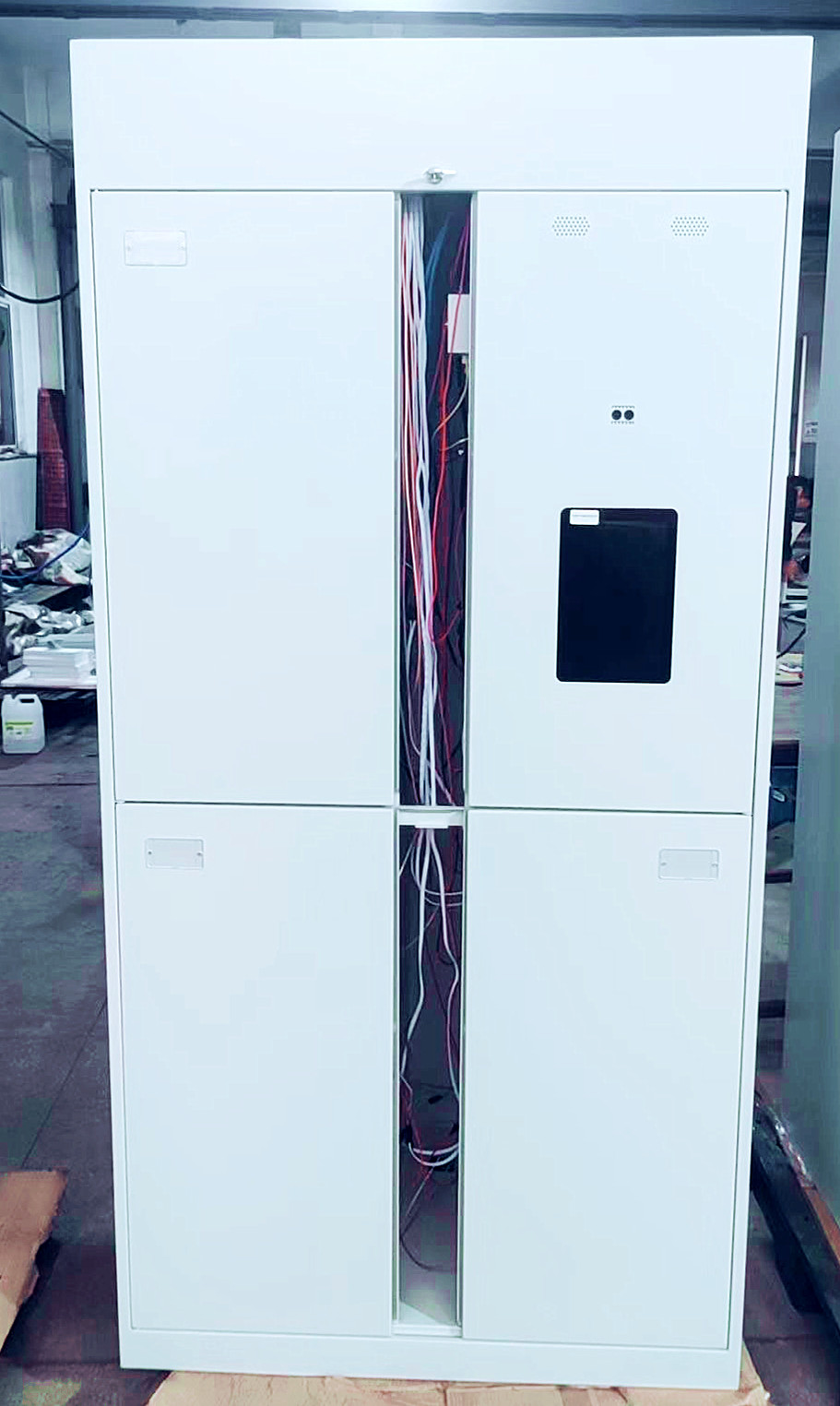 Fire electric cabinet shell